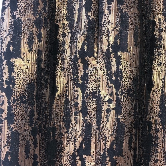 𝅺NWOT S Collections Black and Gold Cocktail Dress size 6 - Picture 10 of 16